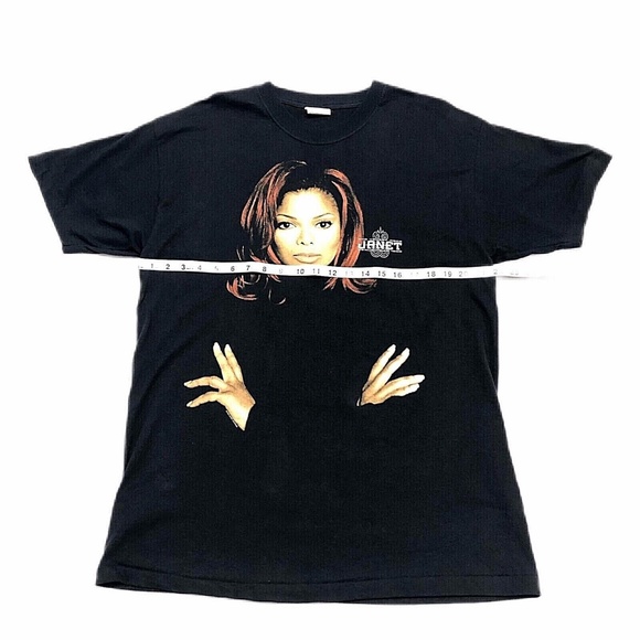 RARE! VINTAGE! Janet Jackson 1998 The Velvet Rope Tour T-Shirt LARGE - Picture 7 of 7